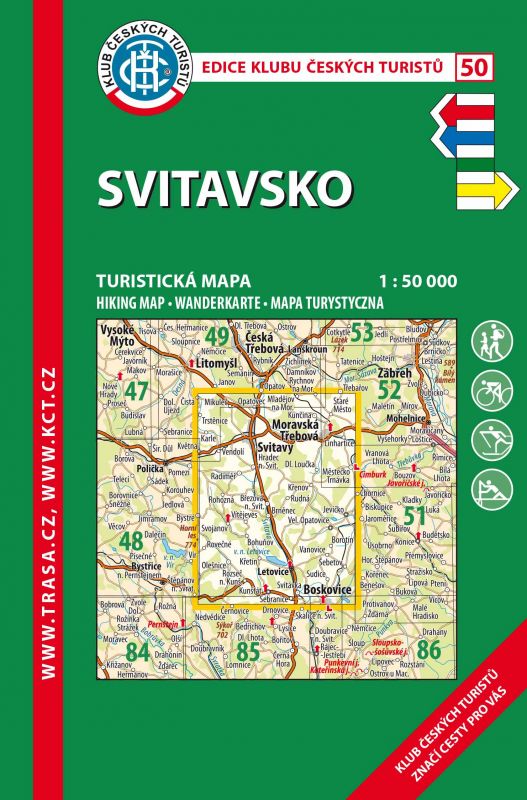 Skládaná mapa Svitavsko - turistická (50)