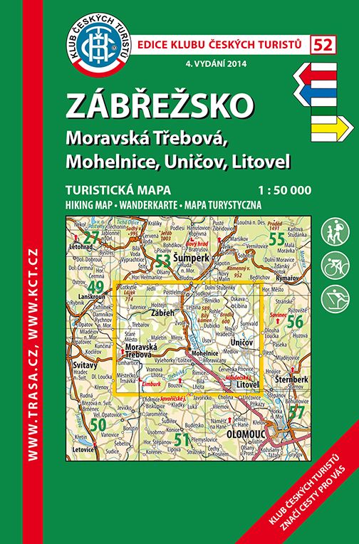 Skládaná mapa Zábřežsko - turistická (52)