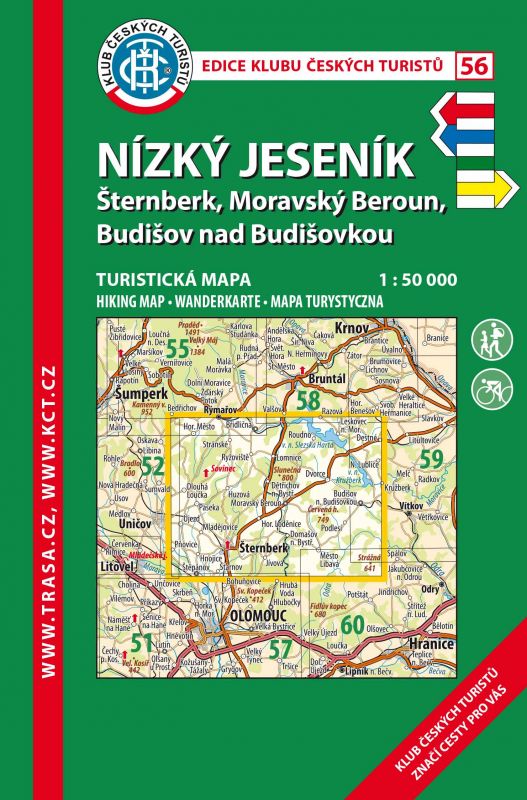 Skládaná mapa Nízký Jeseník - turistická (56)