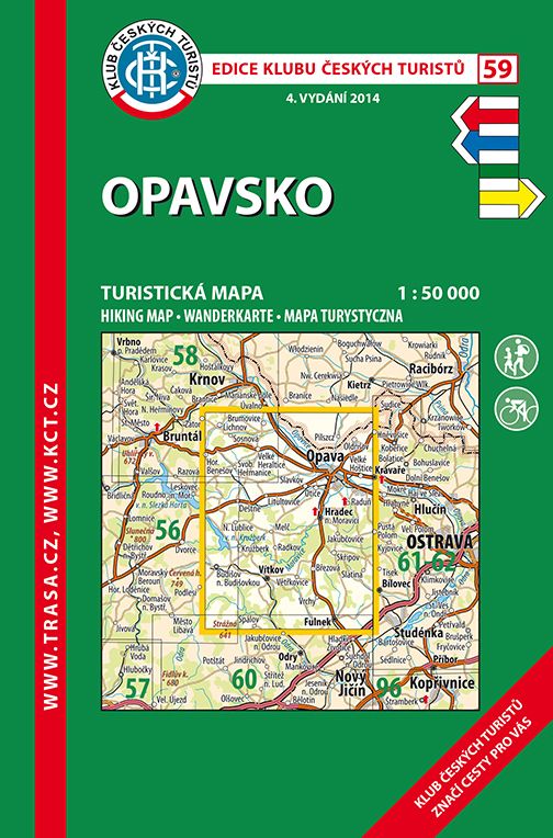 Skládaná mapa Opavsko - turistická (59)