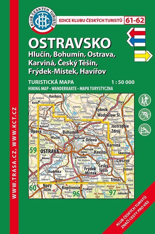 Skládaná mapa Ostravsko - turistická (61)