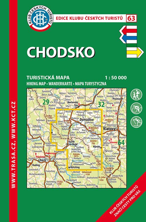 Skládaná mapa Chodsko - turistická (63)