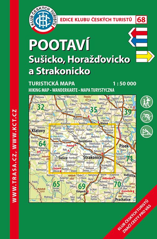 Skládaná mapa Pootaví - Sušicko, Horažďovicko a Strakonicko - turistická (68)