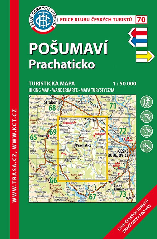 Skládaná mapa Pošumaví – Prachaticko - turistická (70)