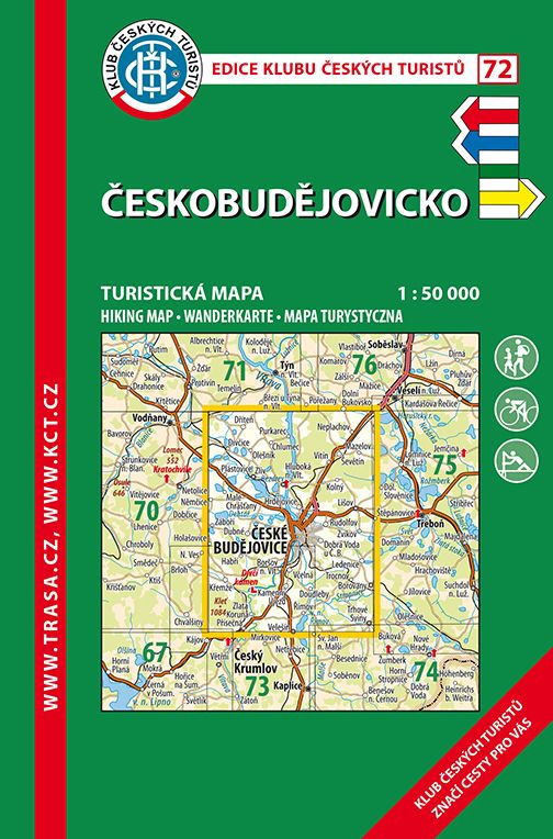 Skládaná mapa Českobudějovicko - turistická (72)