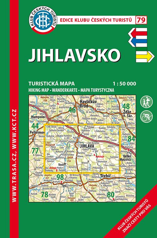 Skládaná mapa Jihlavsko - turistická (79)