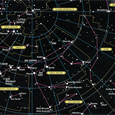 Nástěnná mapa hvězdné oblohy The Heavens - 2.jakost