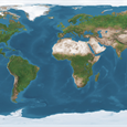 Nástěnná mapa světa – satelitní 
