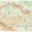 Nástěnná mapa České republiky – zeměpisná EX – 2. jakost