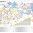 Nástěnná mapa PSČ Slovenska – 2. jakost