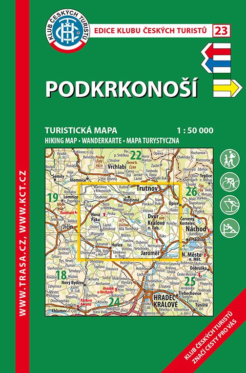 Nástěnná mapa Střední Posázaví - turistická (43) - výprodej