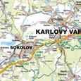 Nástěnná mapa Karlovarský kraj PF130