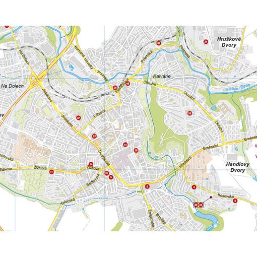 Nástěnná mapa Kraje Vysočina PF130