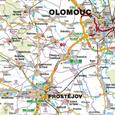 Nástěnná mapa Olomoucký kraj PF150