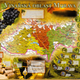 Vinařská nástěnná mapa Moravy - 2.jakost