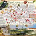 Vinařská nástěnná mapa Čechy