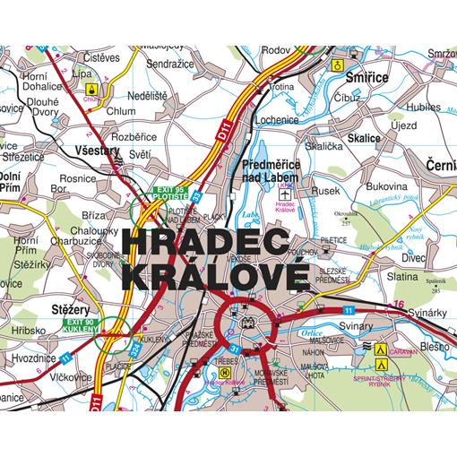 Nástěnná mapa Královéhradecký kraj (PF)