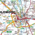 Nástěnná mapa Olomoucký kraj (PF)