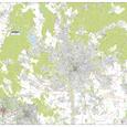 Nástěnná mapa Brno velká – 2. jakost