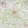 Nástěnná mapa Středočeský kraj 