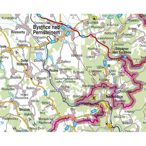 Nástěnná mapa Kraj Vysočina (PF)