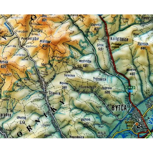 Plastická mapa Beskydy