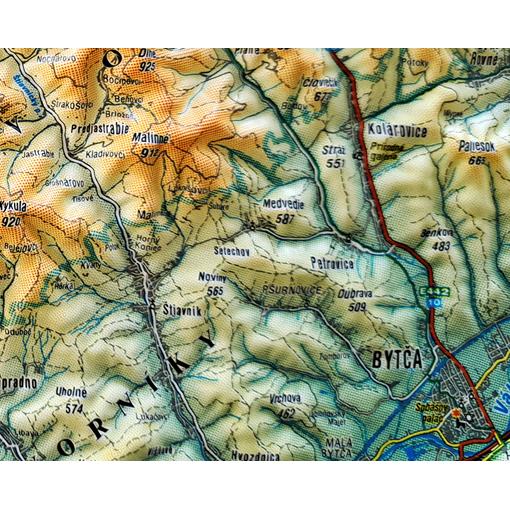 Plastická mapa Beskydy