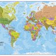 Politická nástěnná mapa světa v ČJ - 2. jakost