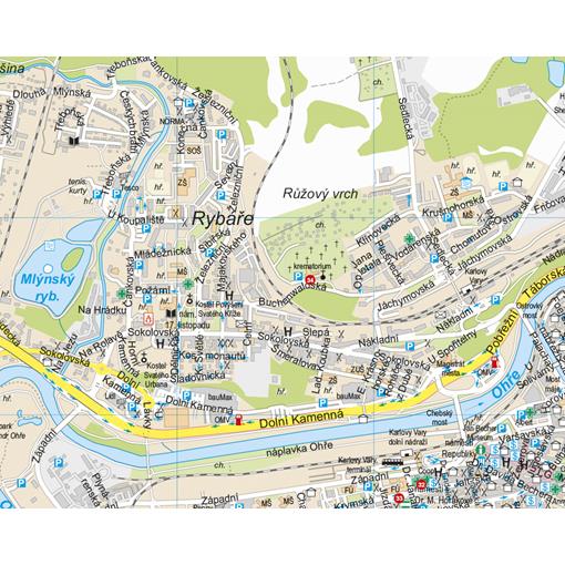 Nástěnná mapa Karlovarský kraj PF130