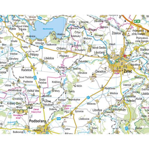 Nástěnná mapa Ústecký kraj PF130