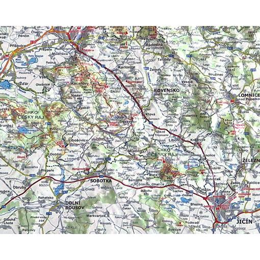 Plastická mapa Český ráj