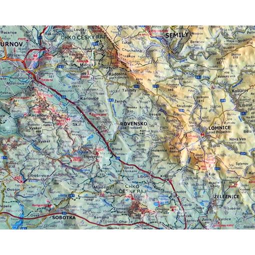 Plastická mapa Český ráj