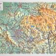 Plastická mapa Jizerské hory a Ještědský hřbet