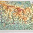 Plastická mapa Krkonoše