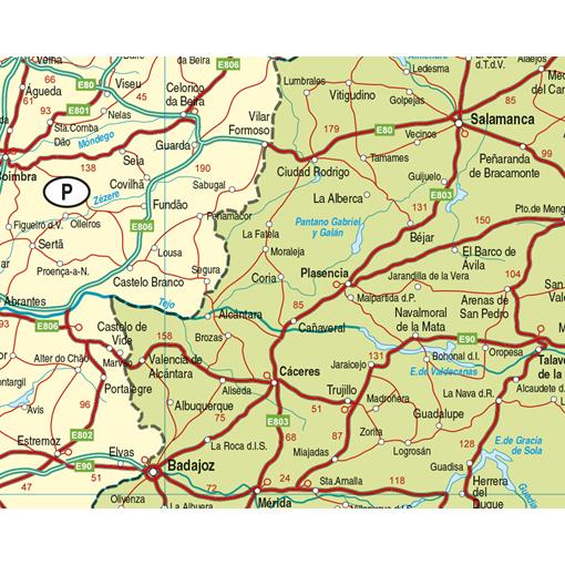 Silniční nástěnná mapa Evropy PF3600