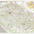 Silniční nástěnná mapa ČR PF440 - výprodej