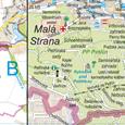 Nástěnná mapa Praha
