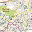 Nástěnná mapa Praha