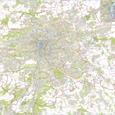 Nástěnná mapa Praha