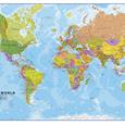 Politická nástěnná mapa světa - 2. jakost