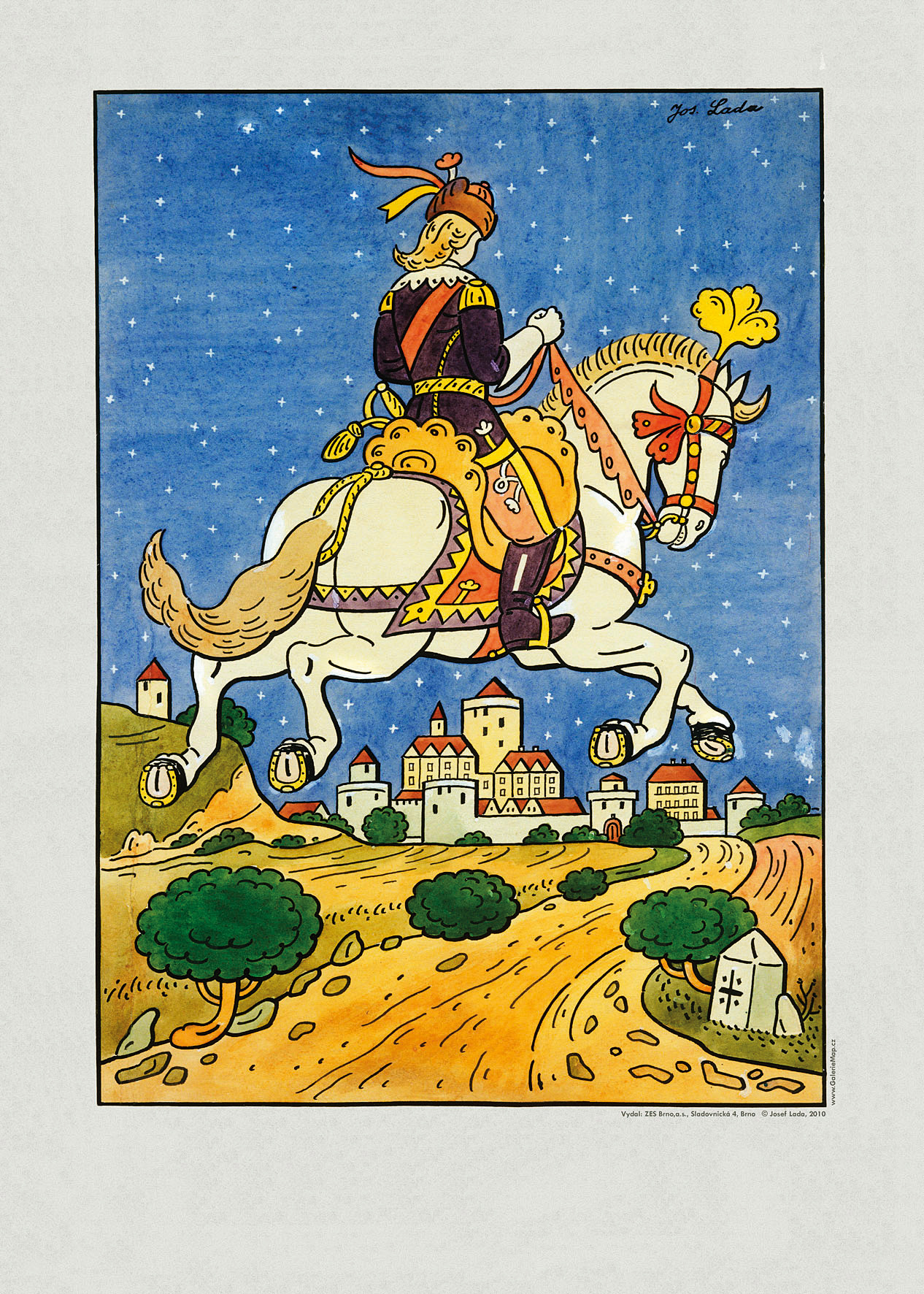 Bajaja – Josef Lada, v rámu