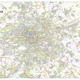 Nástěnná mapa Praha v rámu - výprodej