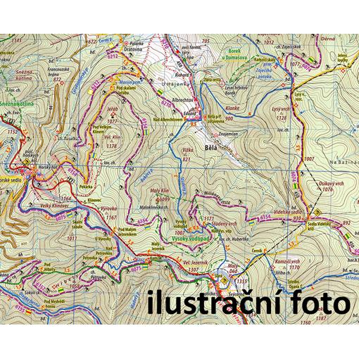 Nástěnná mapa Třebíčsko - turistická (80) - LIŠTY