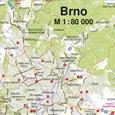 Nástěnná mapa Jihomoravský kraj PF130