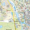Nástěnná mapa České Budějovice 
