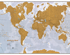Stírací mapy světa