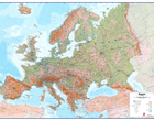 Zeměpisné mapy Evropy