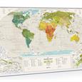 Stírací mapa světa Travel Map Geography World - 2. jakost