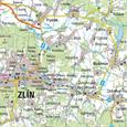 Nástěnná mapa Zlínský kraj PF100