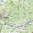 Nástěnná mapa Zlínský kraj PF100